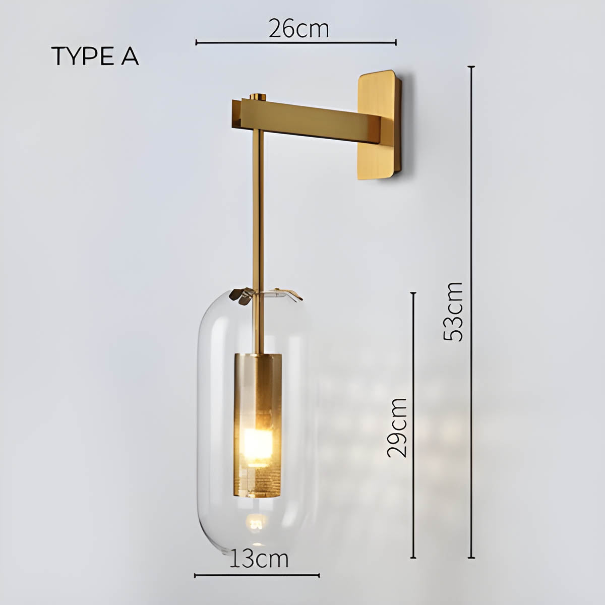ARGUS (Reduced Price | Type A Clear | Gold 29cm x 53cm)