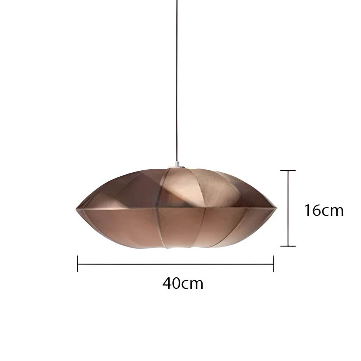 MIRANDA (Reduced Price | A | Brown | 40cm / Warm White)