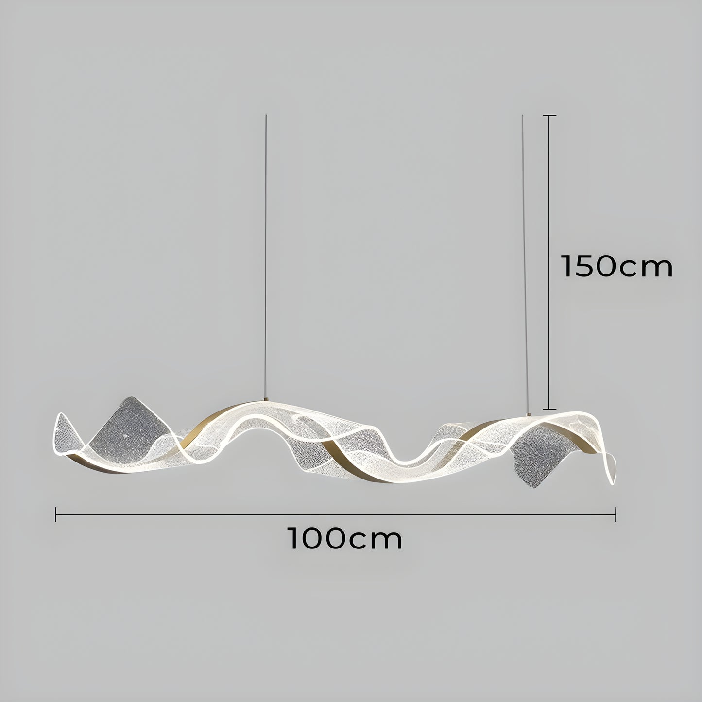 ZEN (Reduced Price | Gold 100cm | 39.5" / Warm White)
