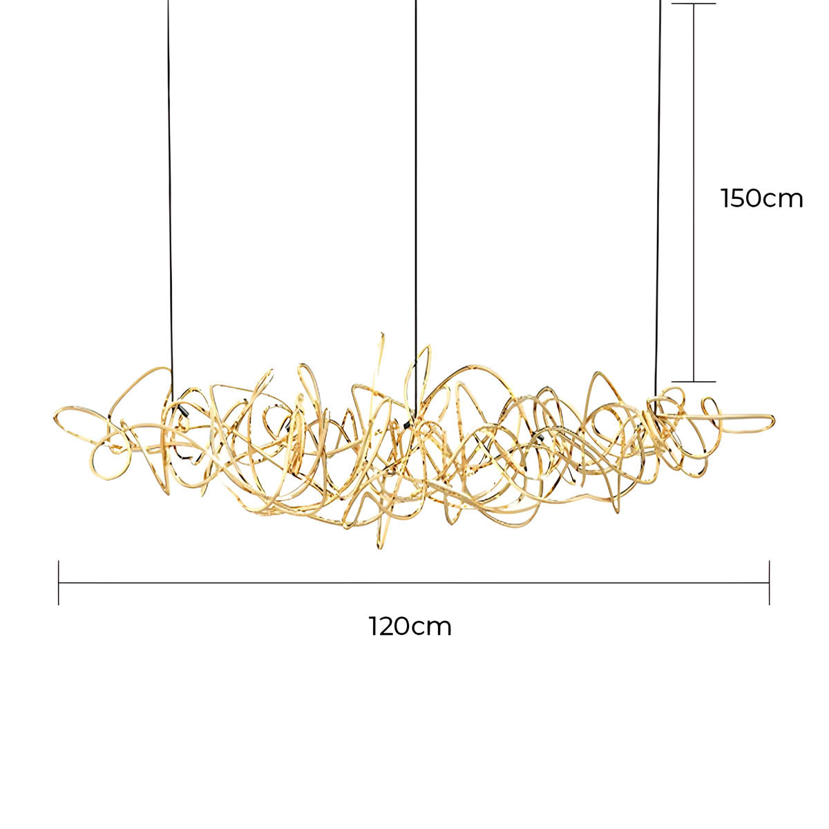 ZIVA (Reduced Price | Gold / 120cm / Warm White)