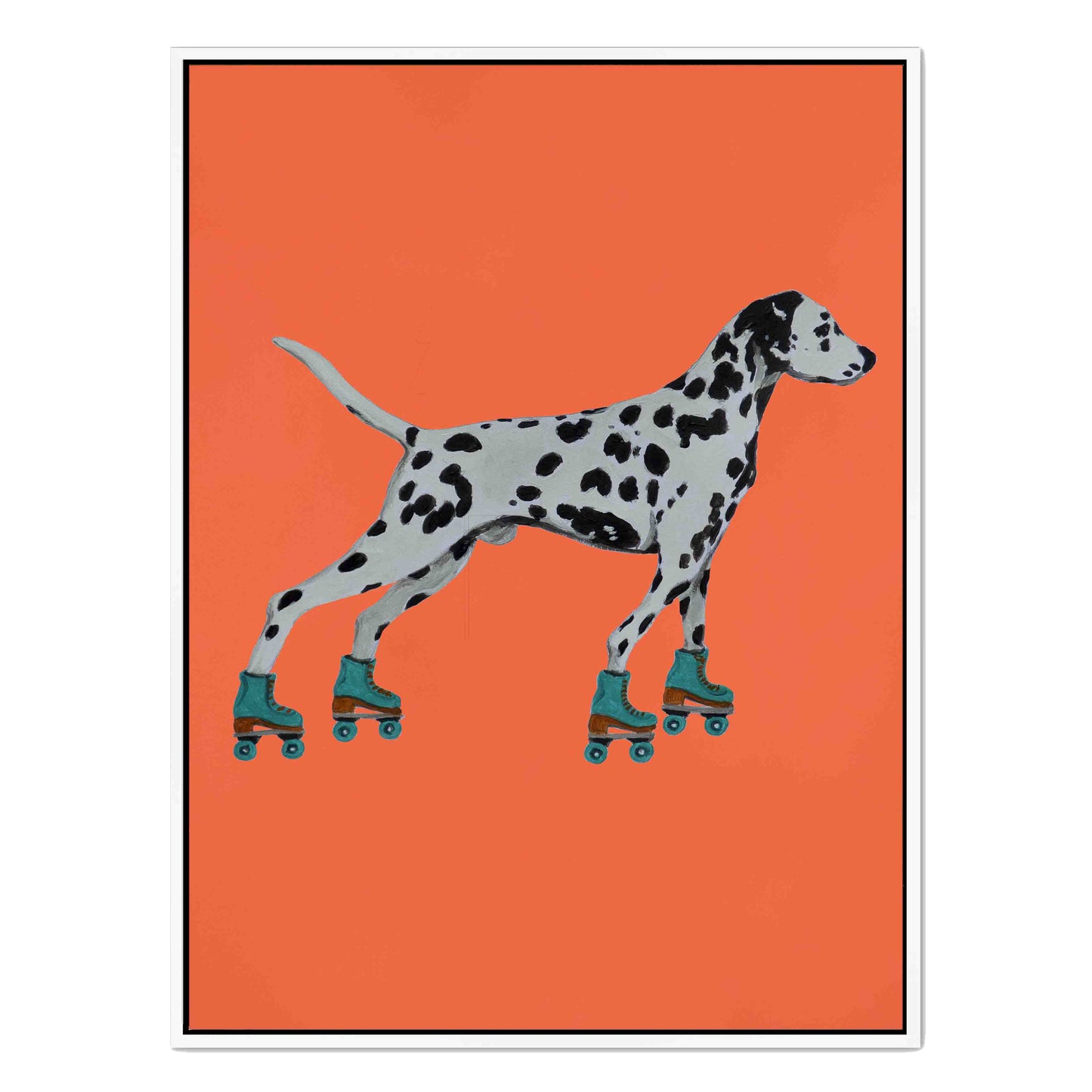 DALMATIAN WITH ROLLERSKATES | CANVAS