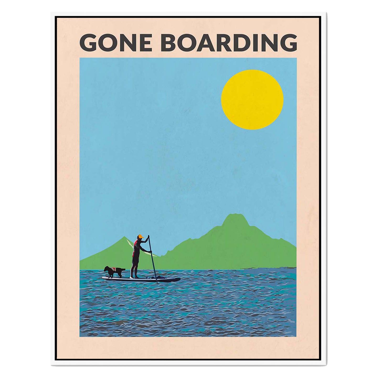 GONE BOARDING MALE | CANVAS
