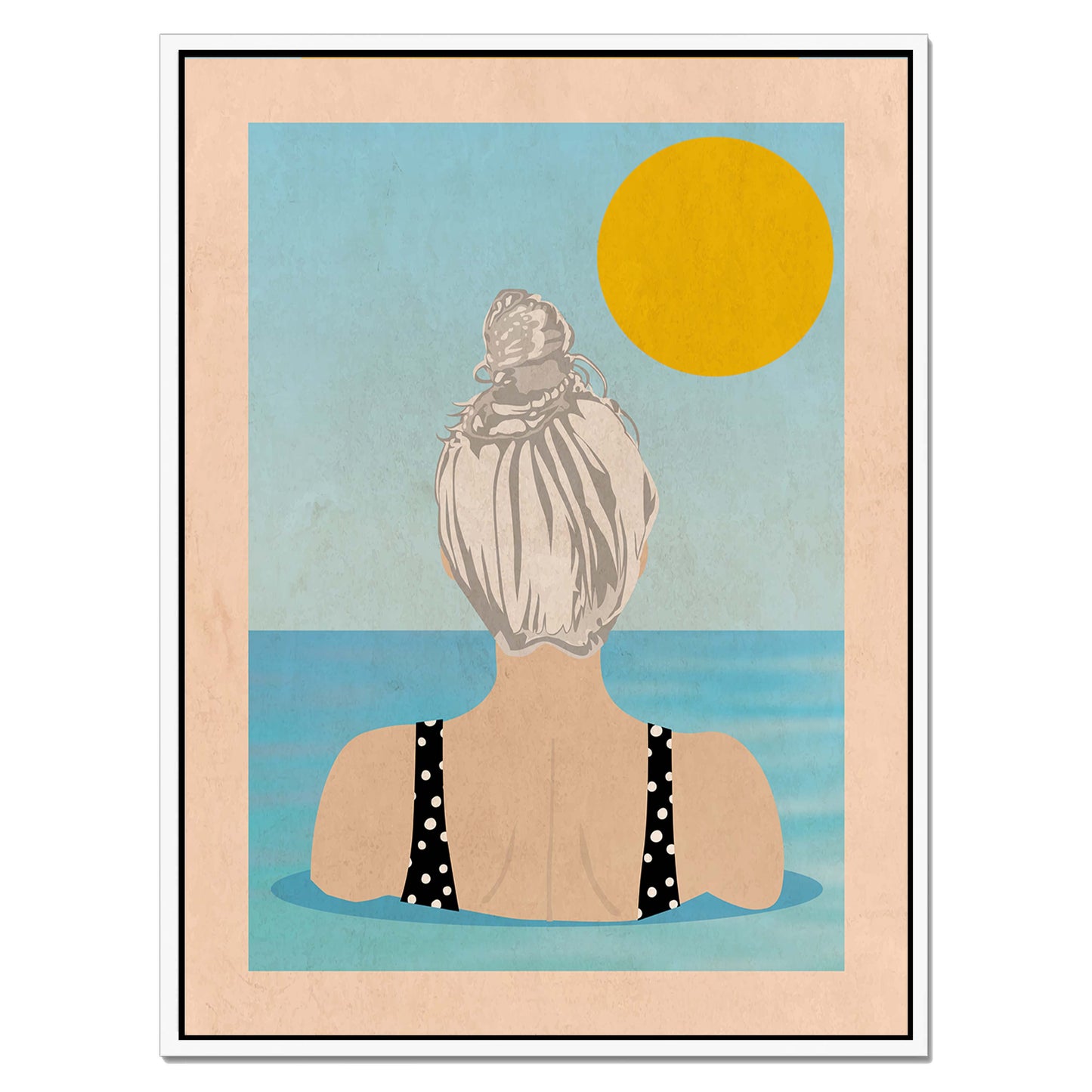 INTO THE SUNNY WATER I GO | CANVAS