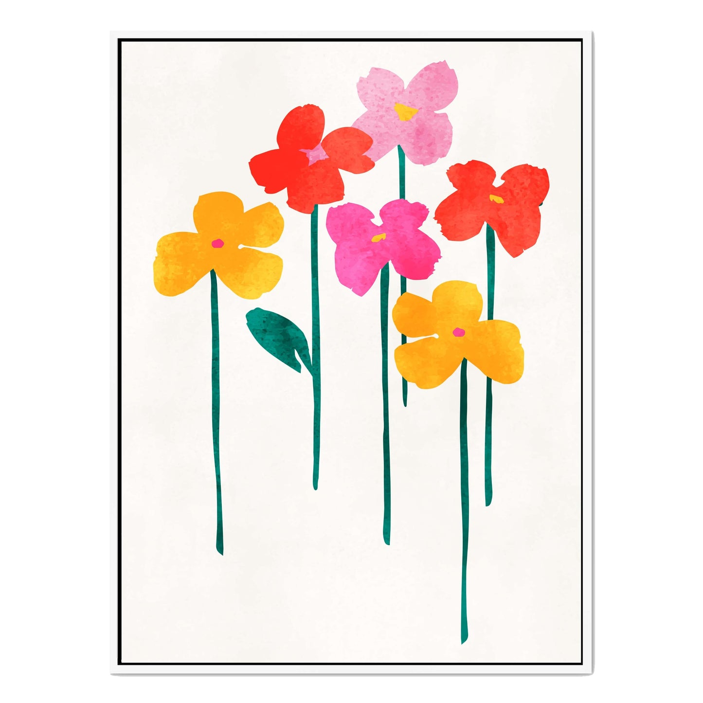 LITTLE HAPPY FLOWERS | CANVAS