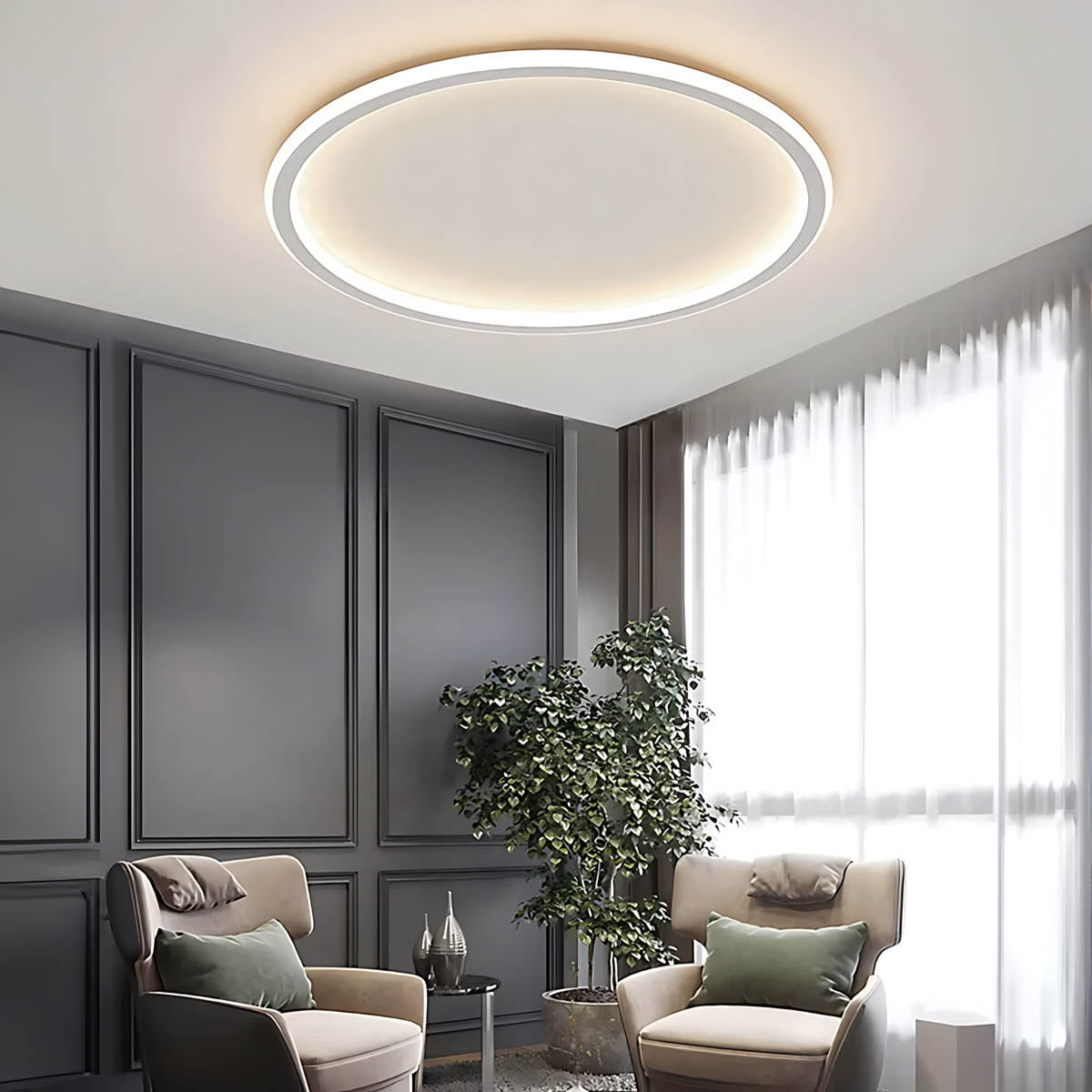 CAOIMHE (Reduced Price | White | 60cm / Tricolor Dimmable