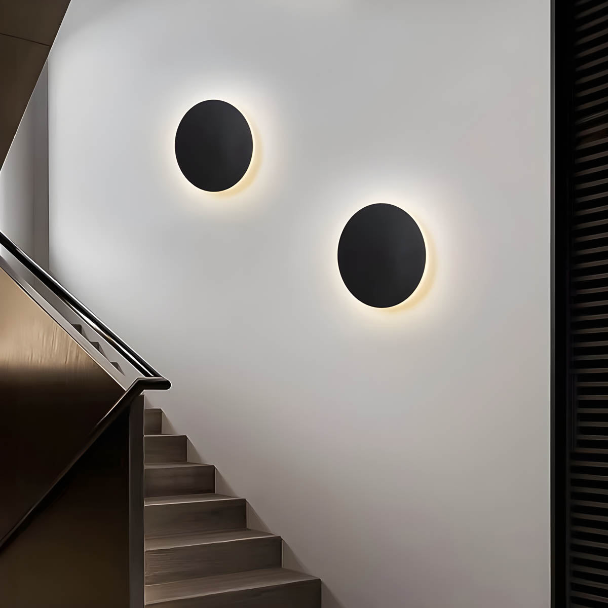 DOTS (Reduced Price | Black | 13cm | No Switch / Warm White | 2700-3500K)