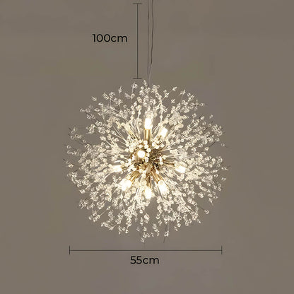 FLYKRA  (Reduced Price | Gold | 55cm | G9*12 / Warm White)