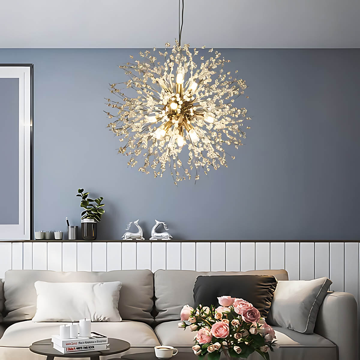 FLYKRA  (Reduced Price | Gold | 55cm | G9*12 / Warm White)