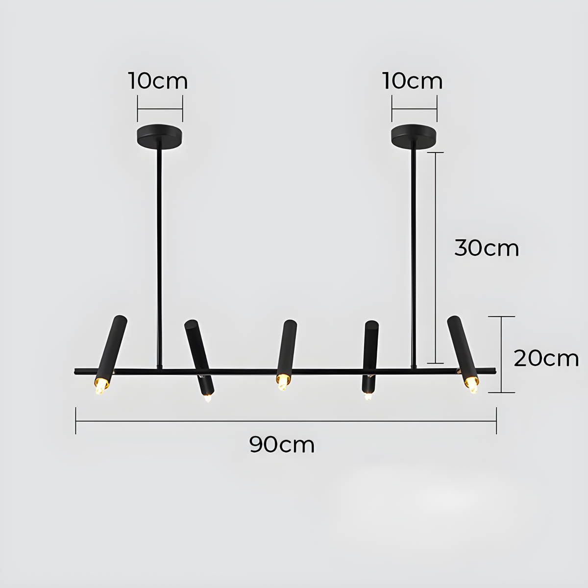 SHAUN (Reduced Price | 5 Heads / Dimmable)