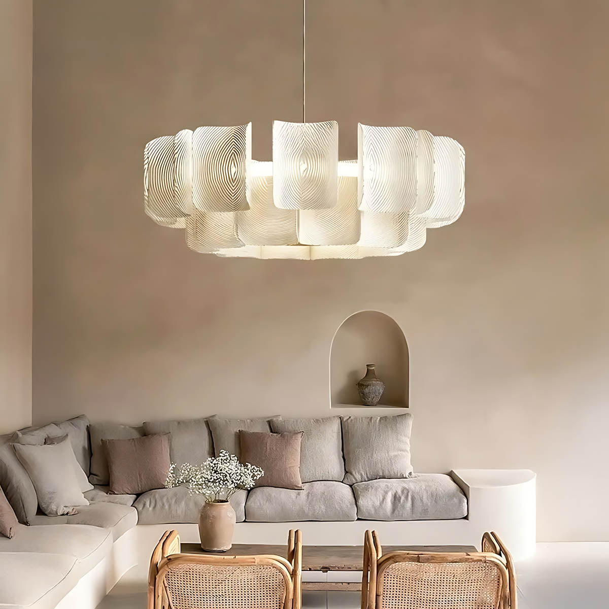 SWANSEA (Reduced Price | Chandelier | 80cm / Warm White)