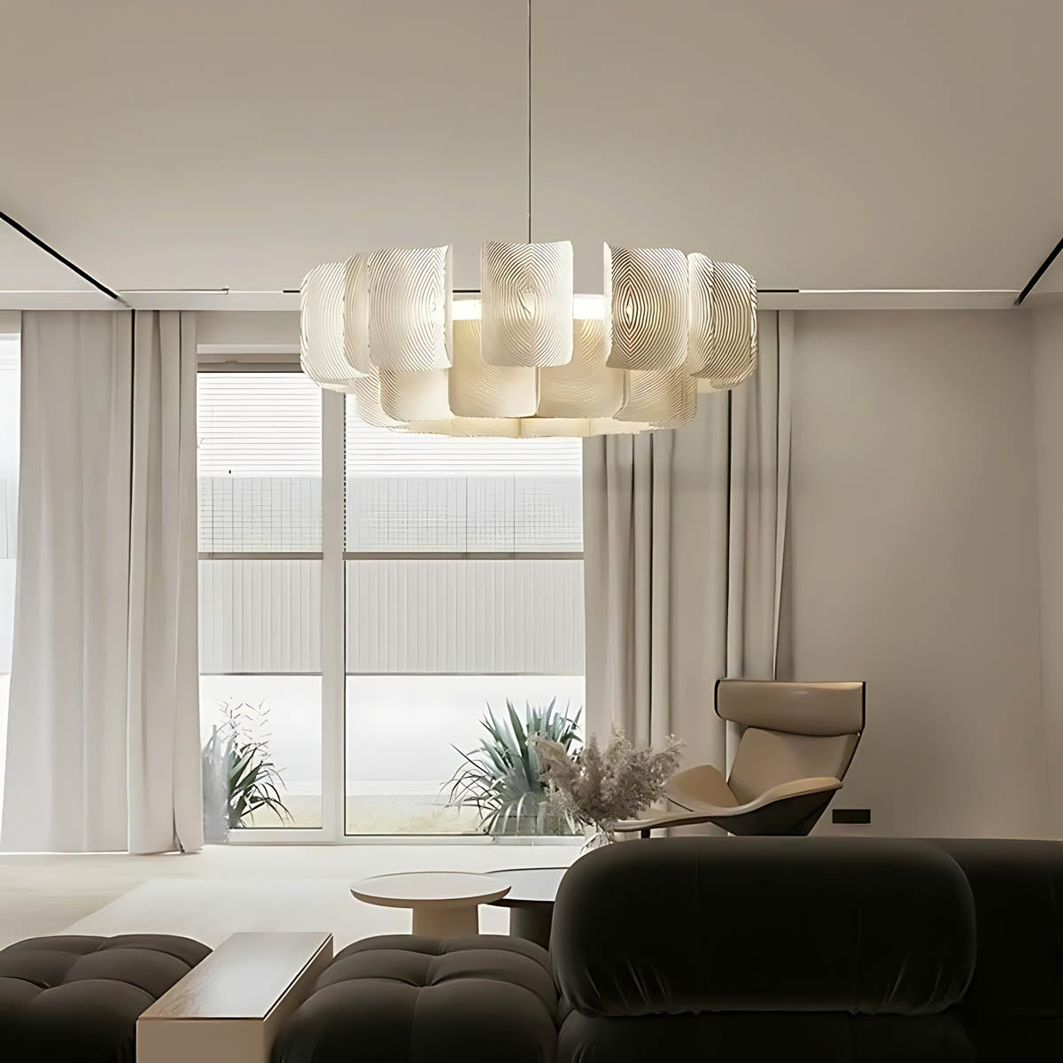 SWANSEA (Reduced Price | Chandelier | 80cm / Warm White)