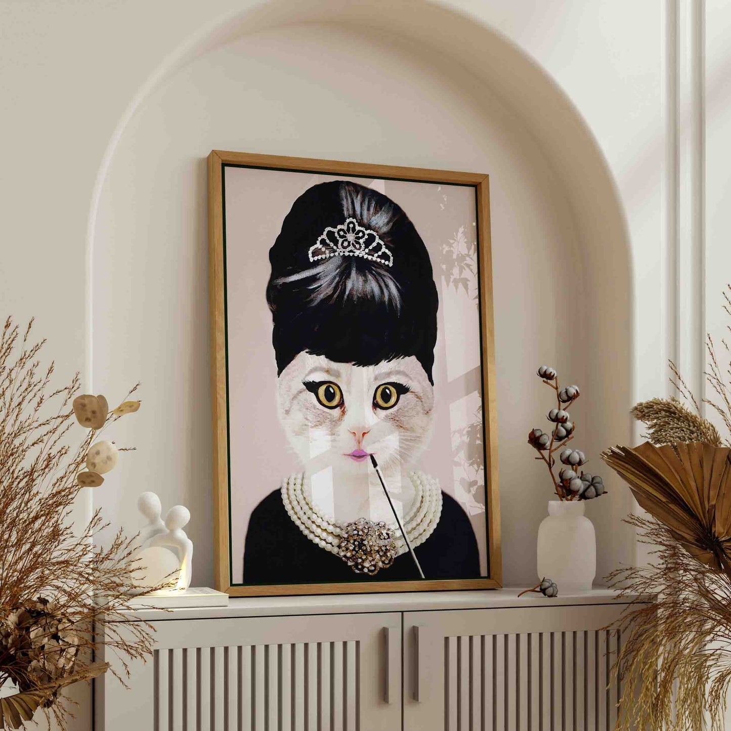 AUDREY HEPBURN CAT | CANVAS