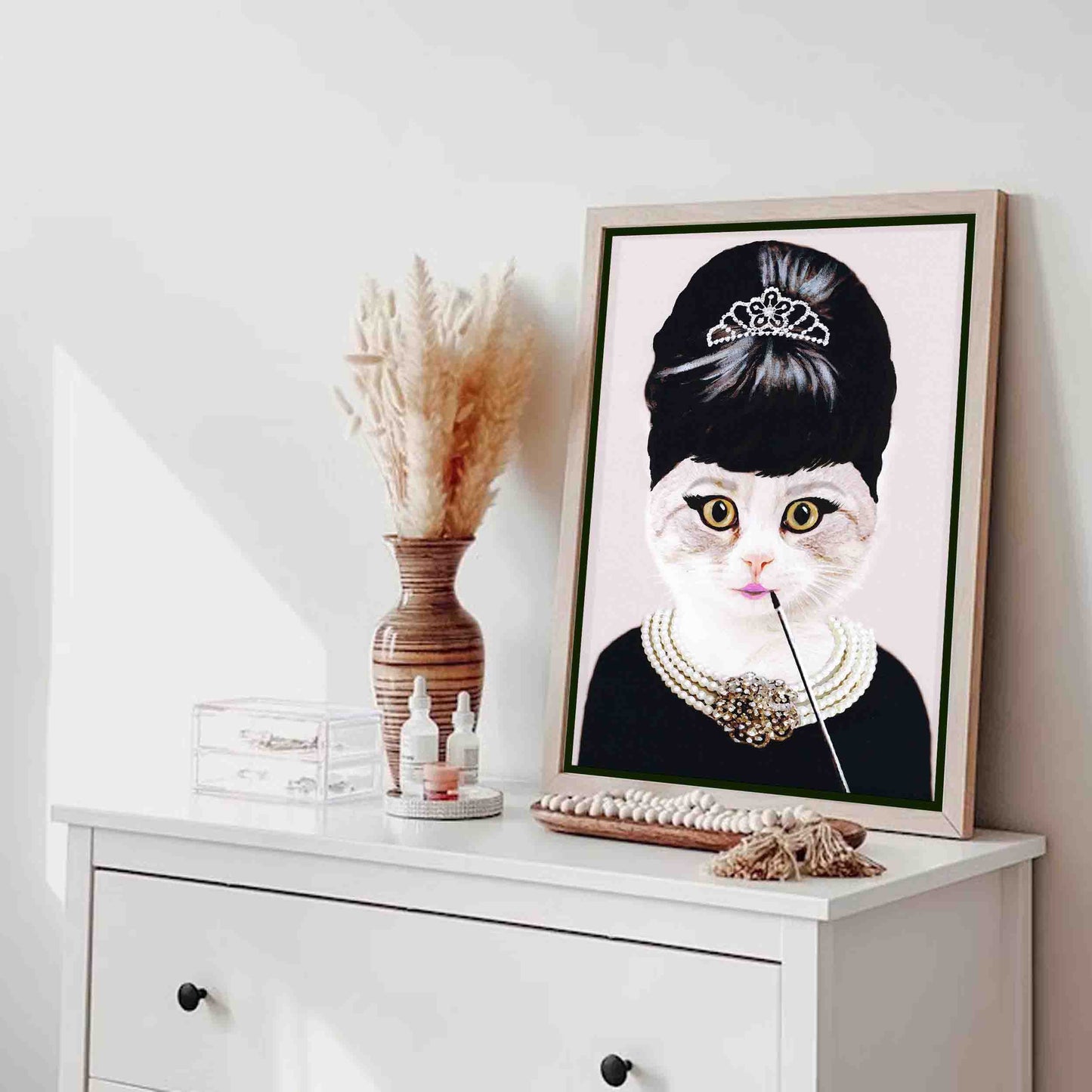 AUDREY HEPBURN CAT | CANVAS