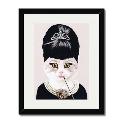 AUDREY HEPBURN CAT | PRINT