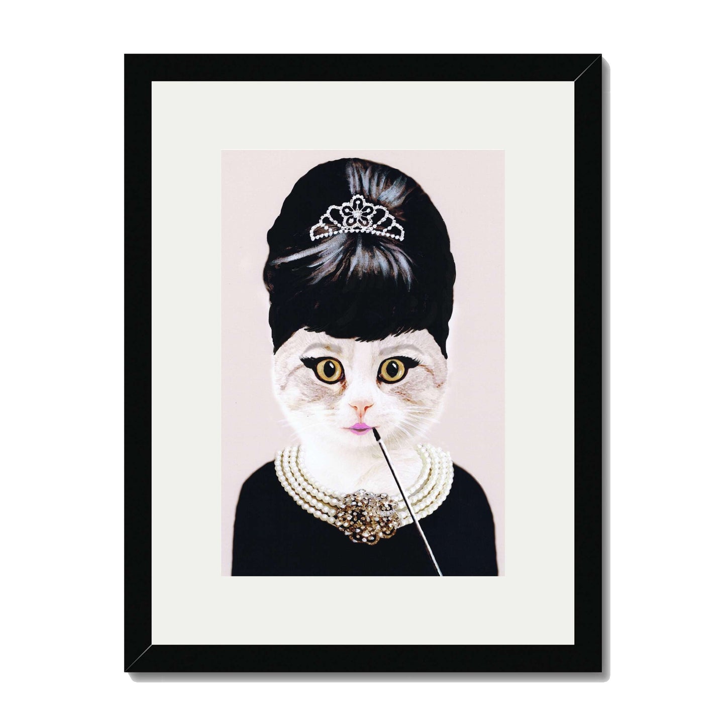 AUDREY HEPBURN CAT | PRINT