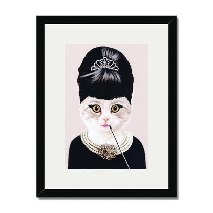 AUDREY HEPBURN CAT | PRINT