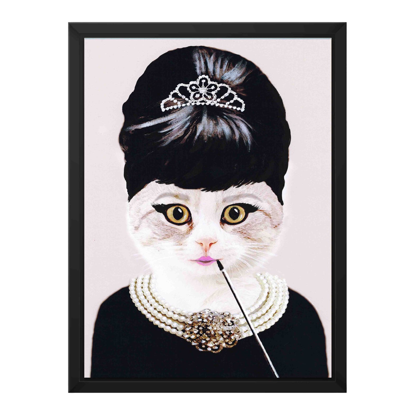AUDREY HEPBURN CAT | CANVAS
