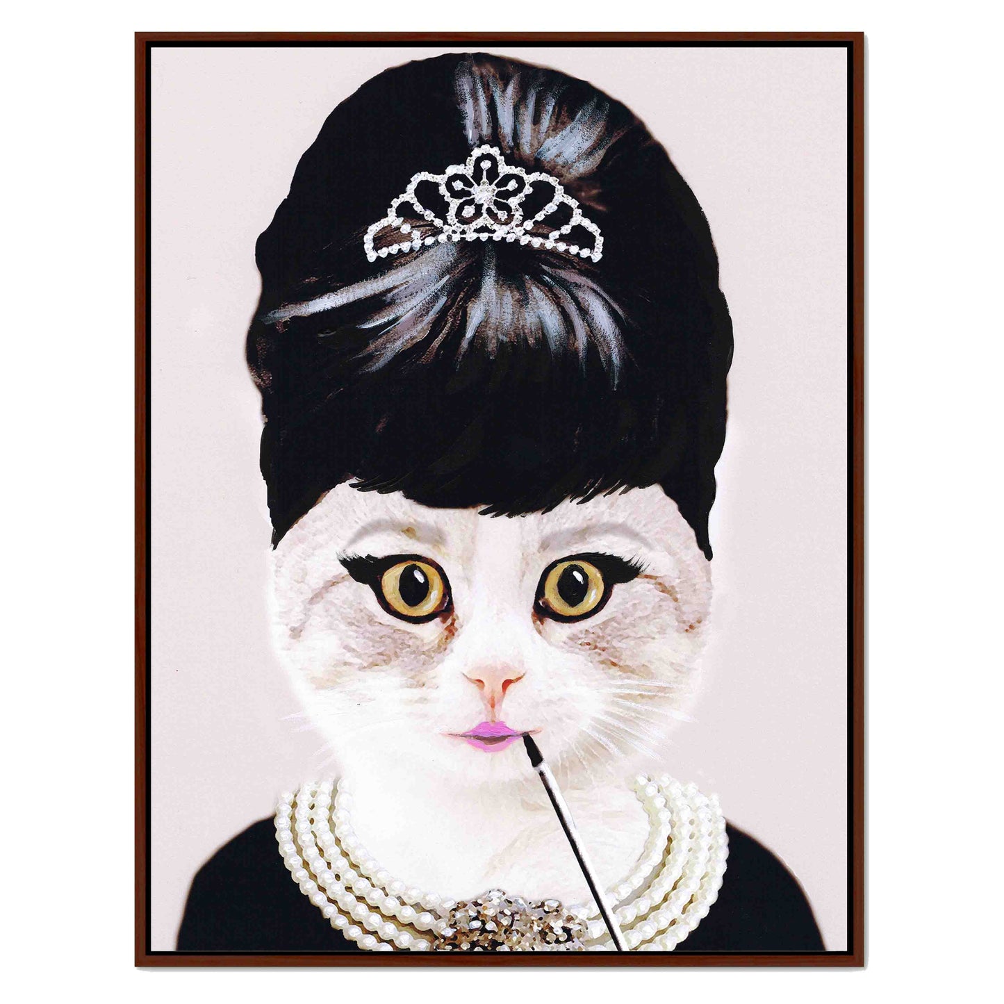 AUDREY HEPBURN CAT | CANVAS