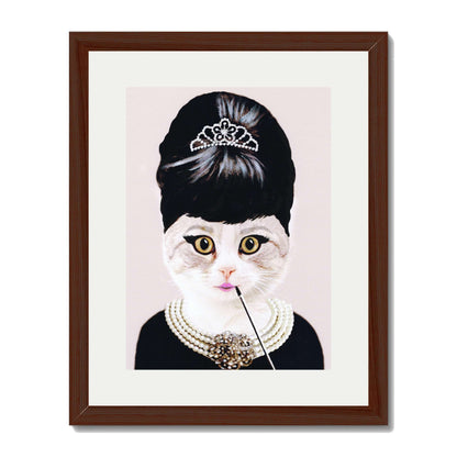 AUDREY HEPBURN CAT | PRINT