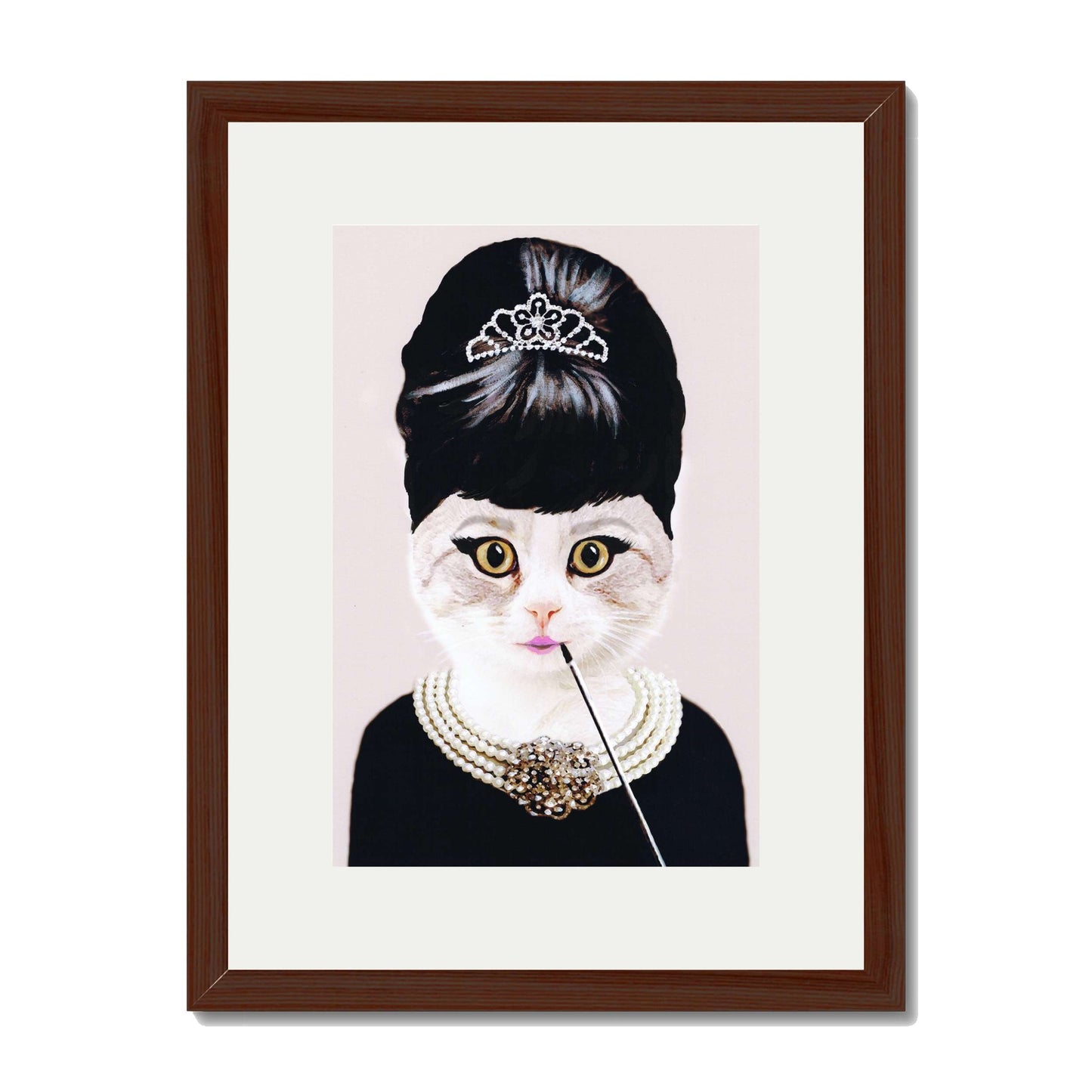 AUDREY HEPBURN CAT | PRINT