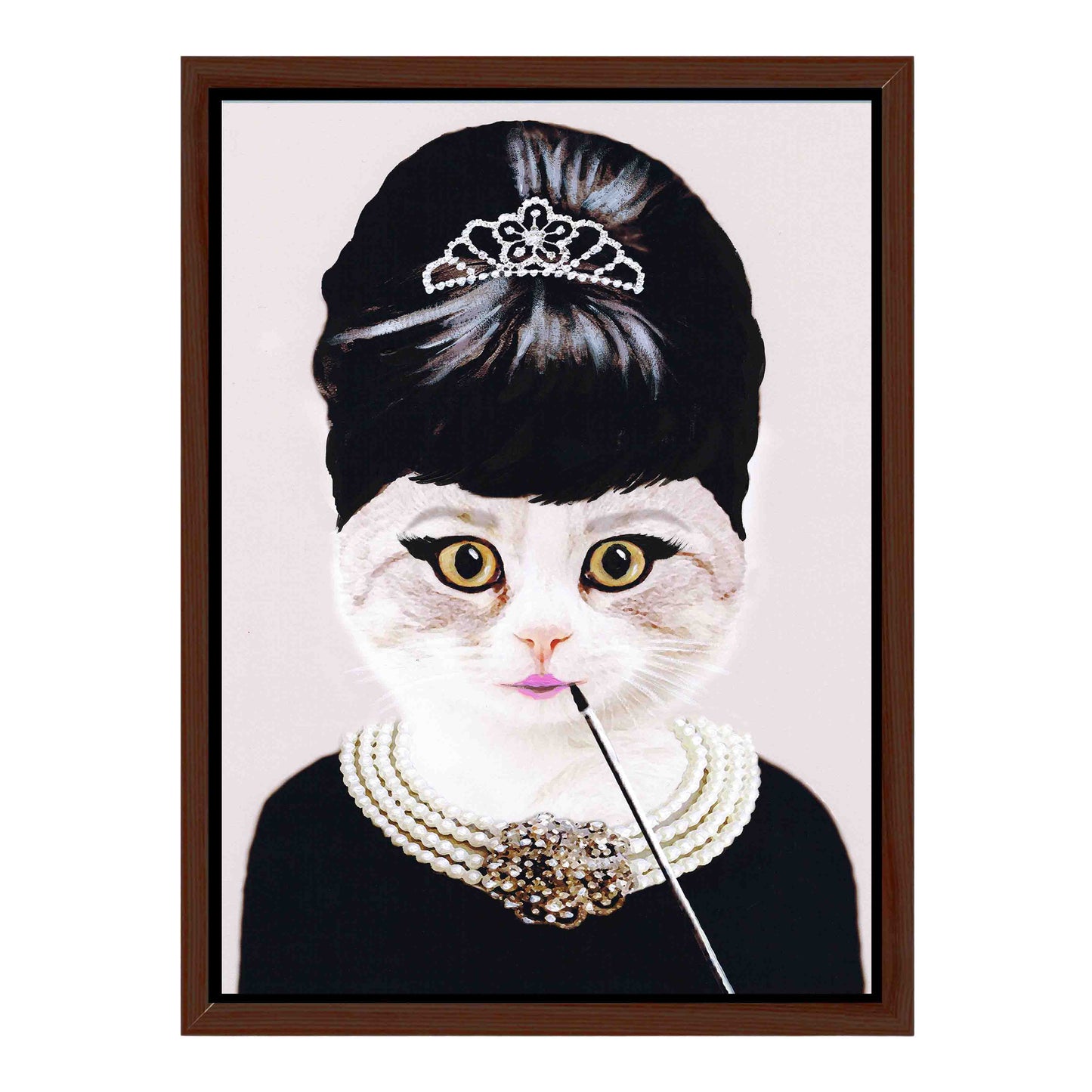 AUDREY HEPBURN CAT | CANVAS