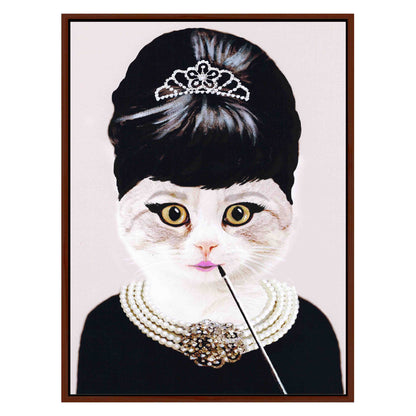 AUDREY HEPBURN CAT | CANVAS