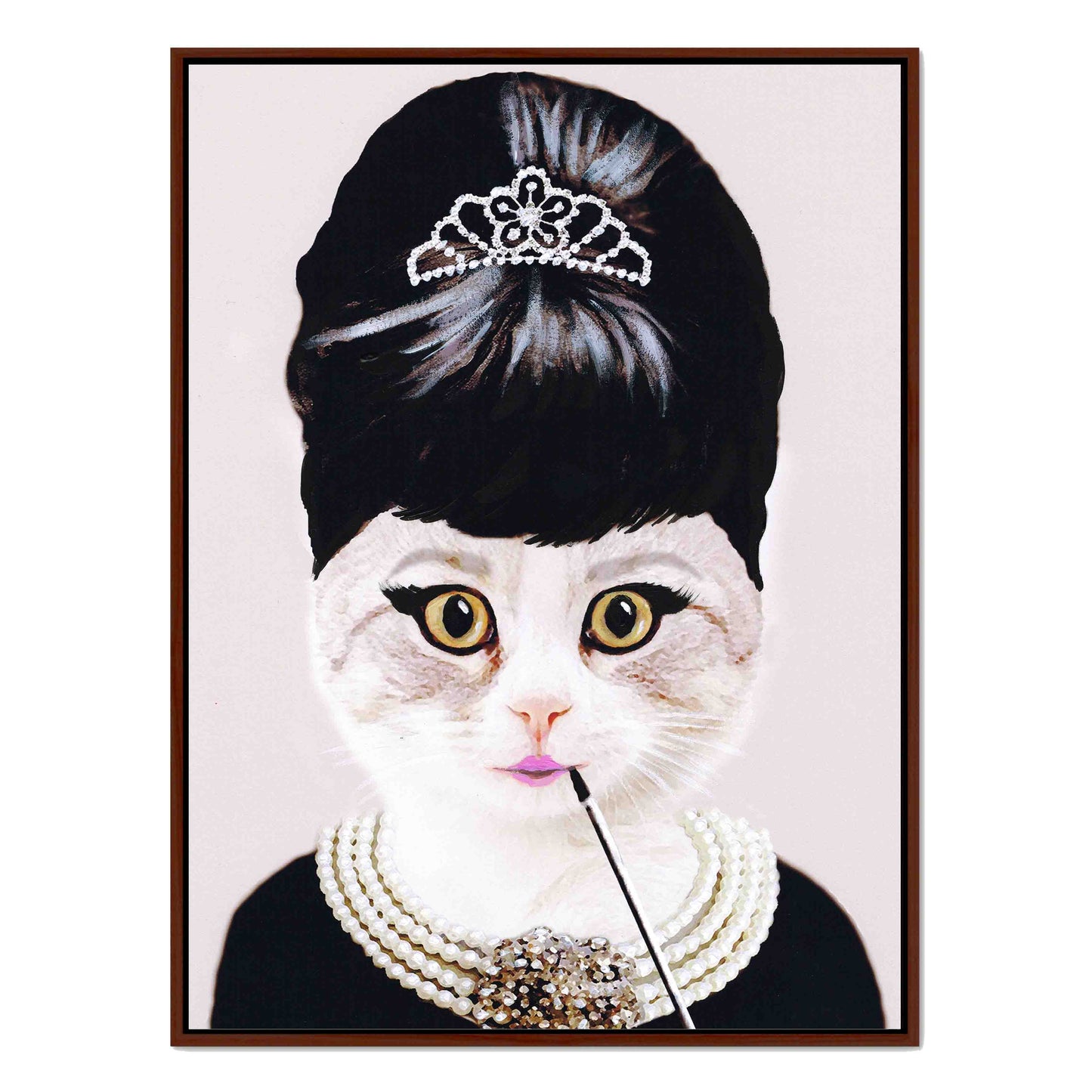 AUDREY HEPBURN CAT | CANVAS