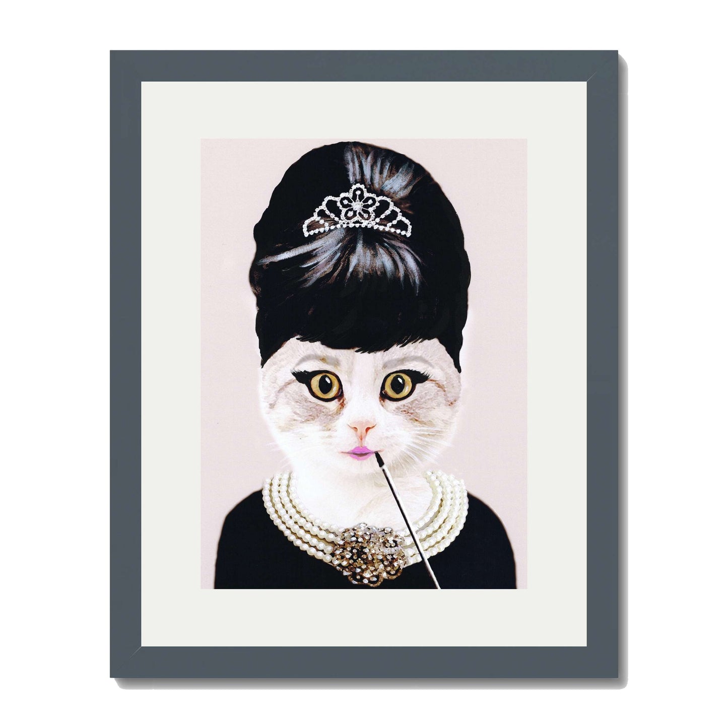 AUDREY HEPBURN CAT | PRINT