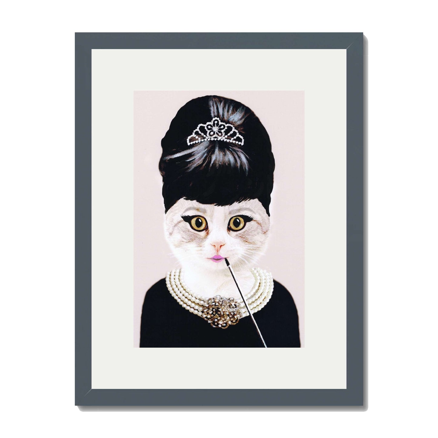AUDREY HEPBURN CAT | PRINT