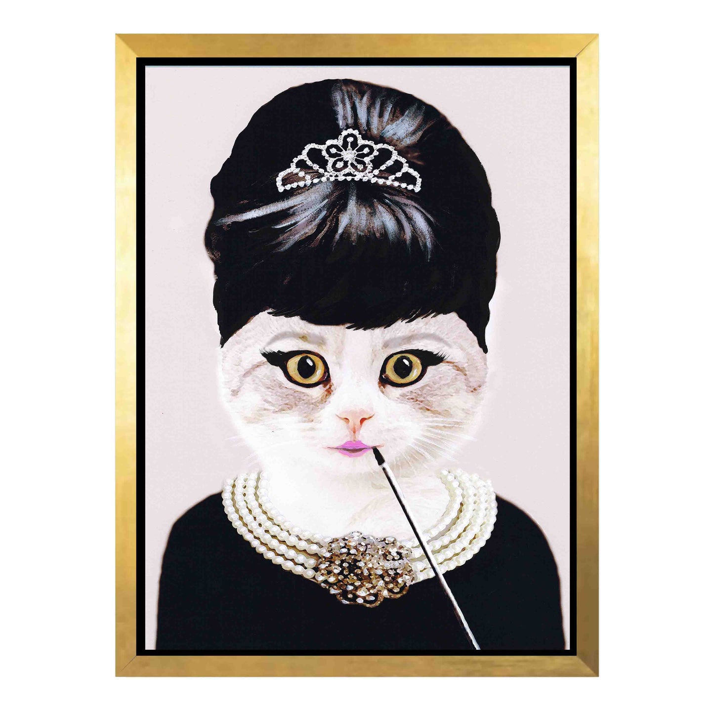 AUDREY HEPBURN CAT | CANVAS