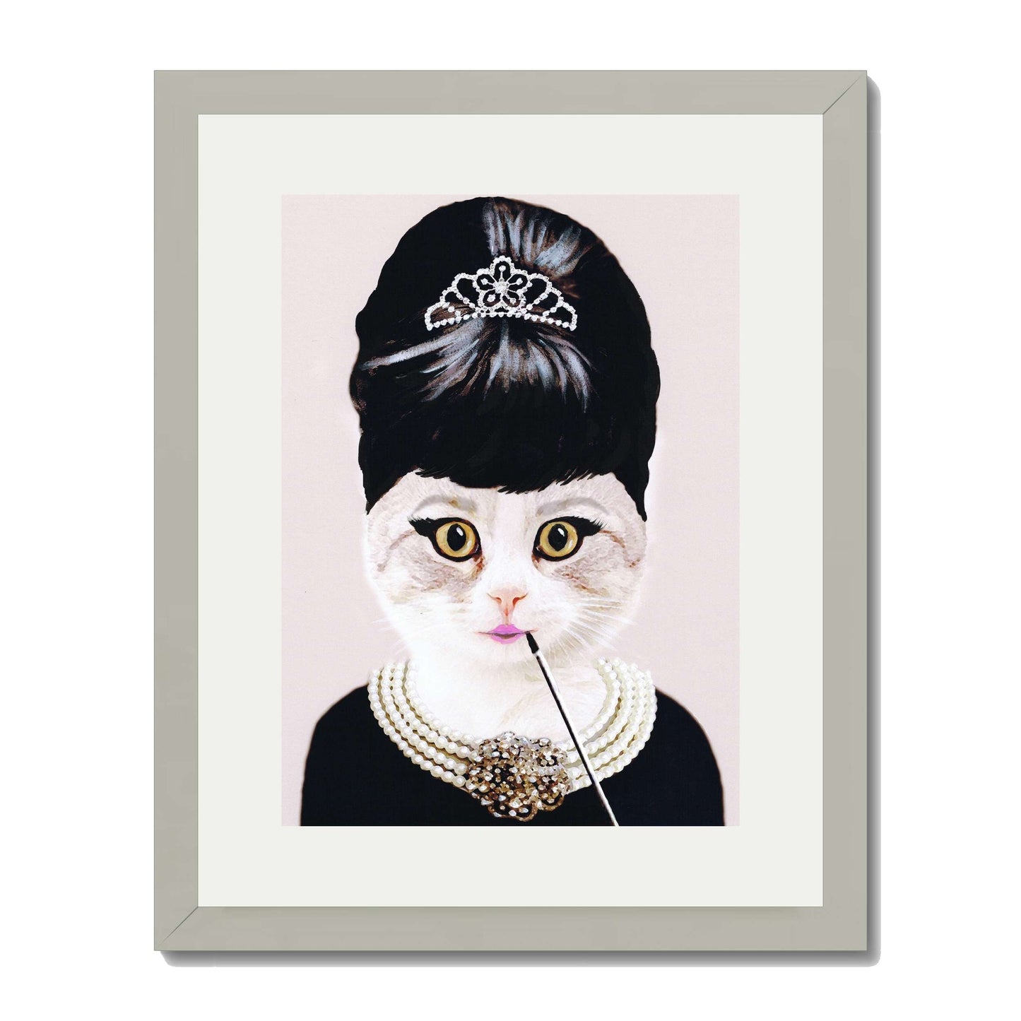 AUDREY HEPBURN CAT | PRINT