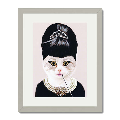 AUDREY HEPBURN CAT | PRINT