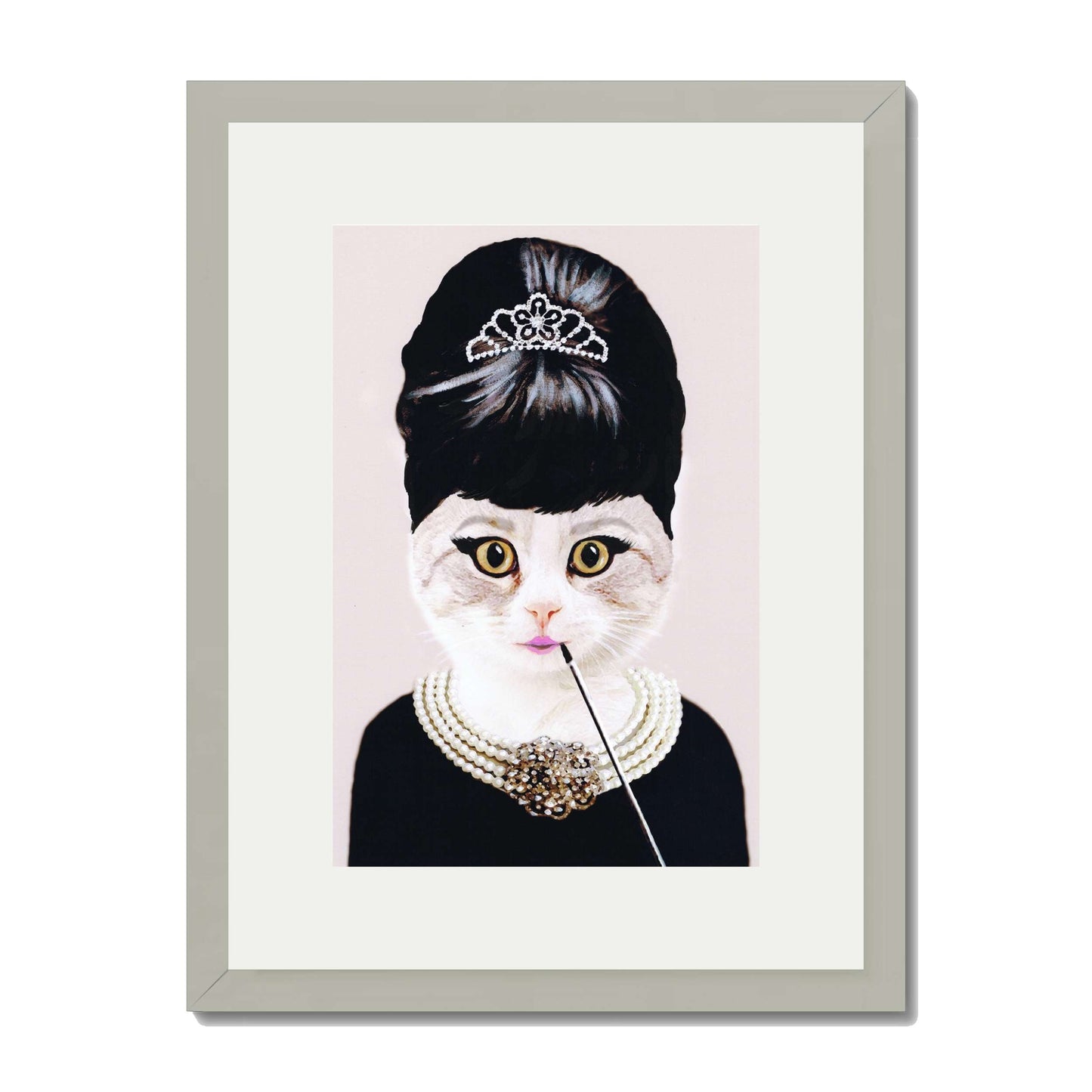 AUDREY HEPBURN CAT | PRINT