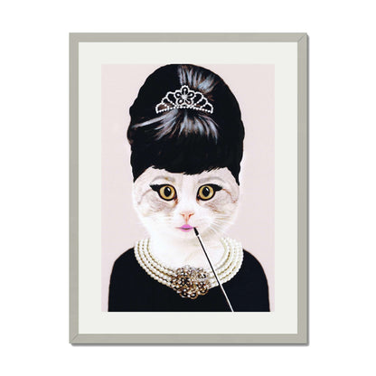 AUDREY HEPBURN CAT | PRINT
