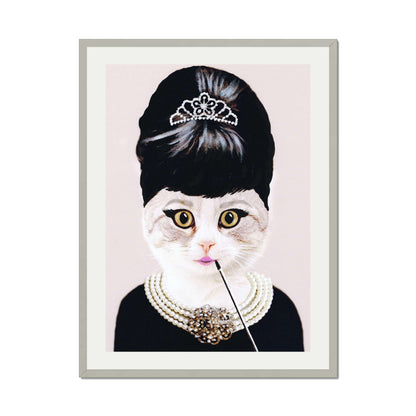 AUDREY HEPBURN CAT | PRINT