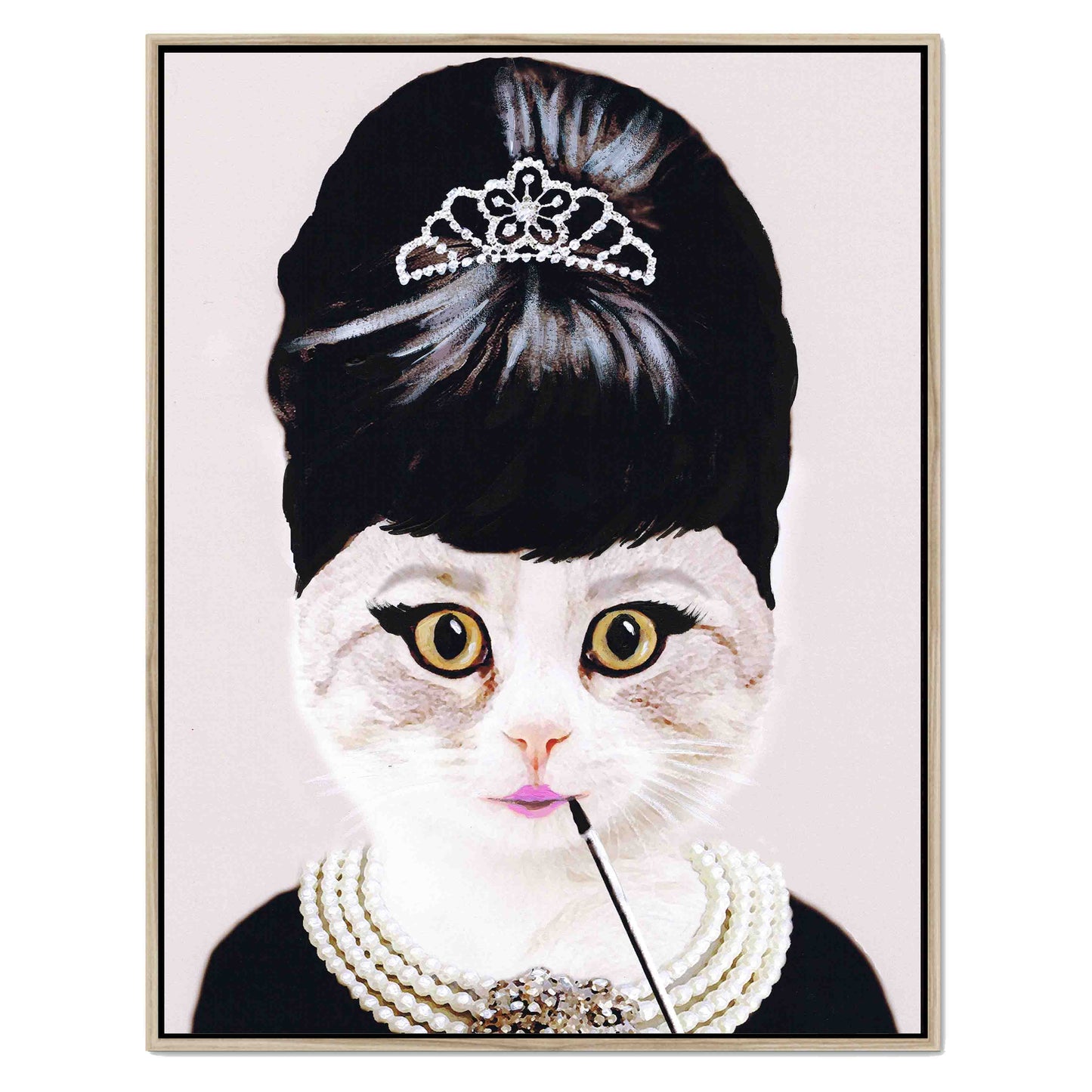 AUDREY HEPBURN CAT | CANVAS