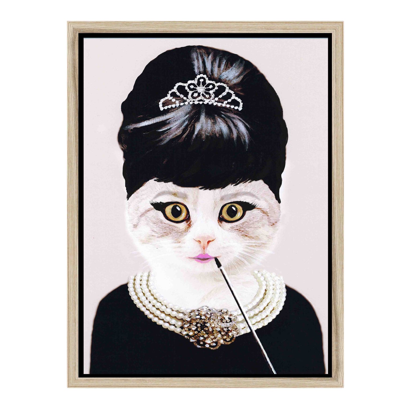 AUDREY HEPBURN CAT | CANVAS