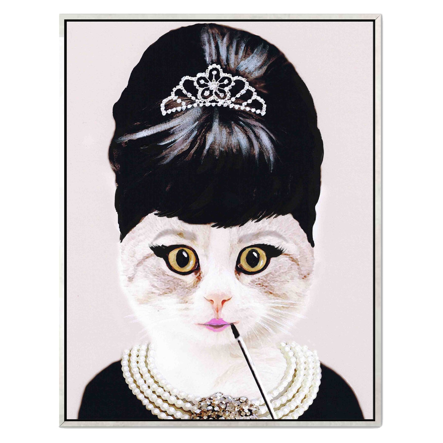 AUDREY HEPBURN CAT | CANVAS
