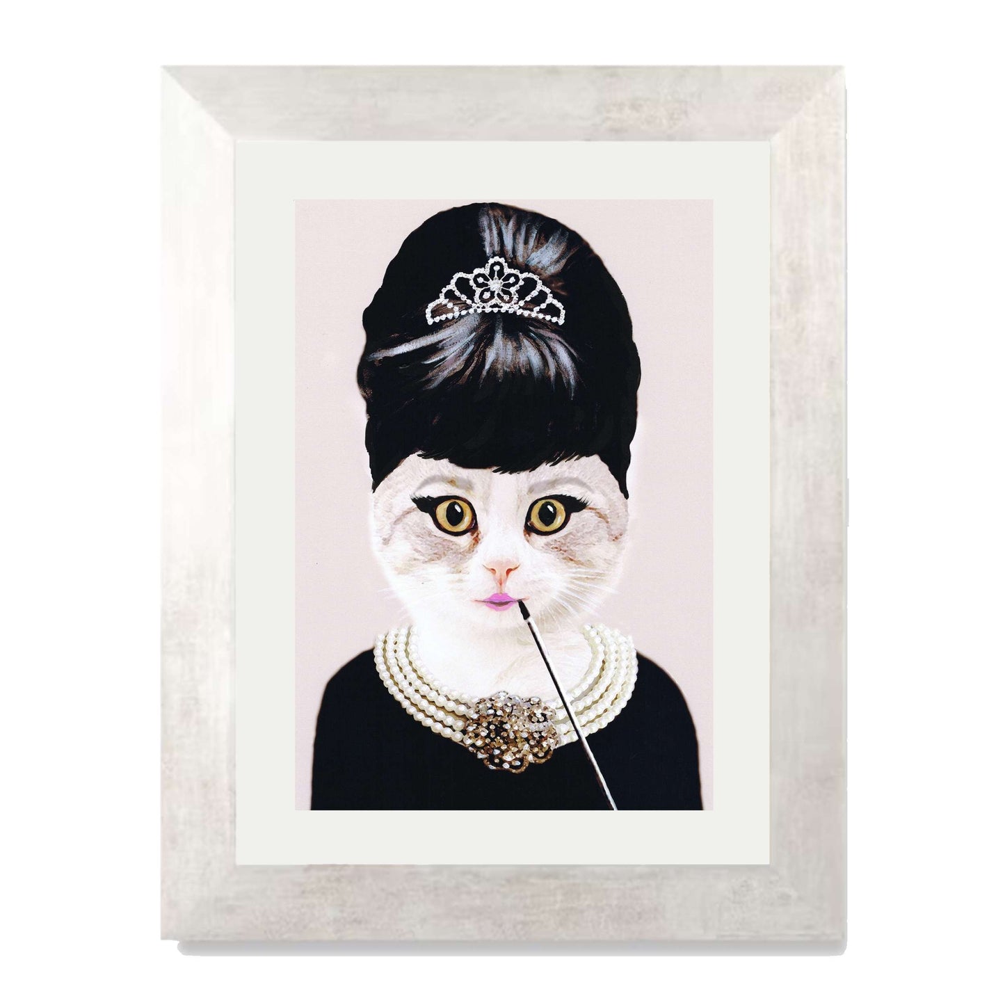 AUDREY HEPBURN CAT | PRINT