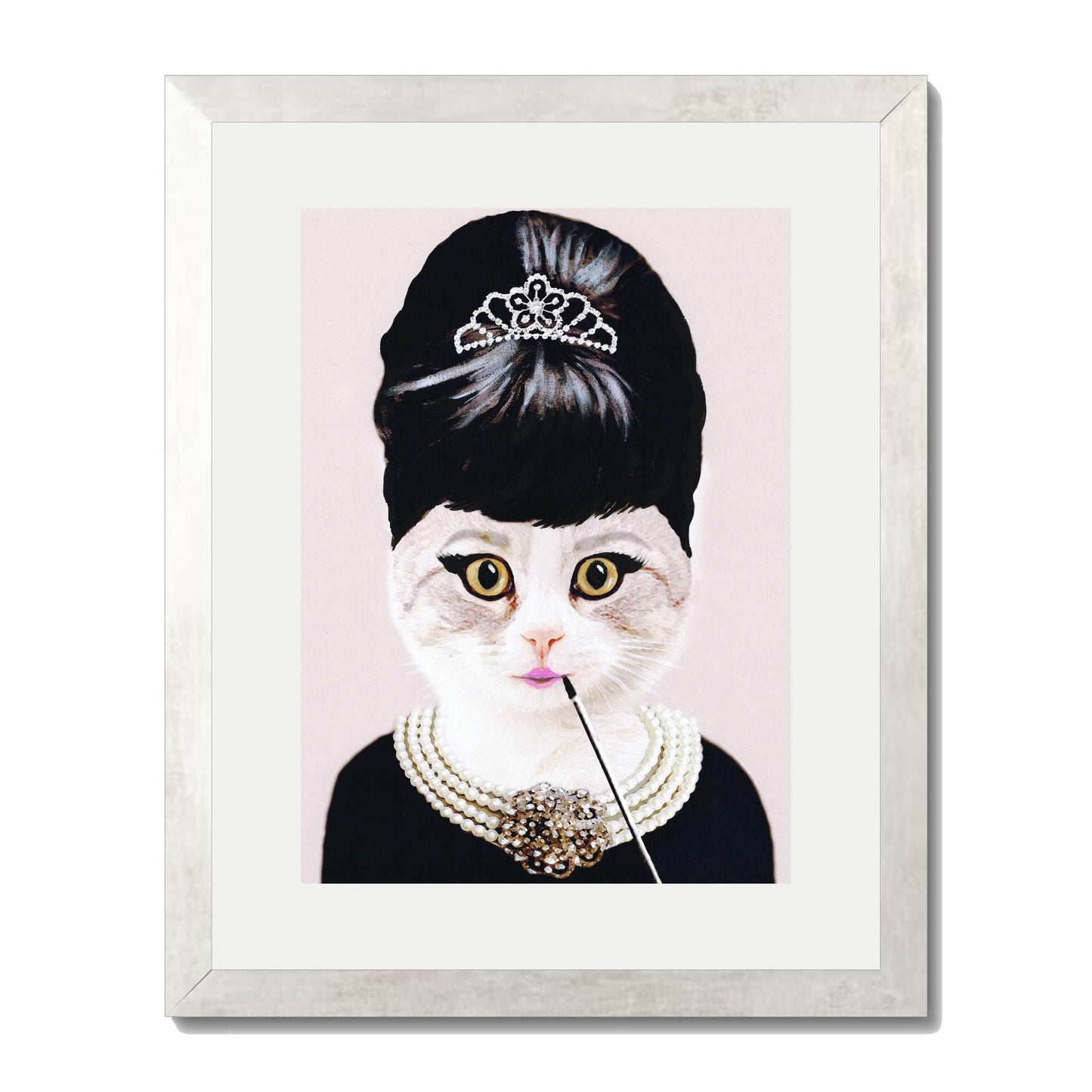 AUDREY HEPBURN CAT | PRINT