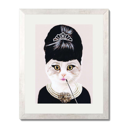 AUDREY HEPBURN CAT | PRINT