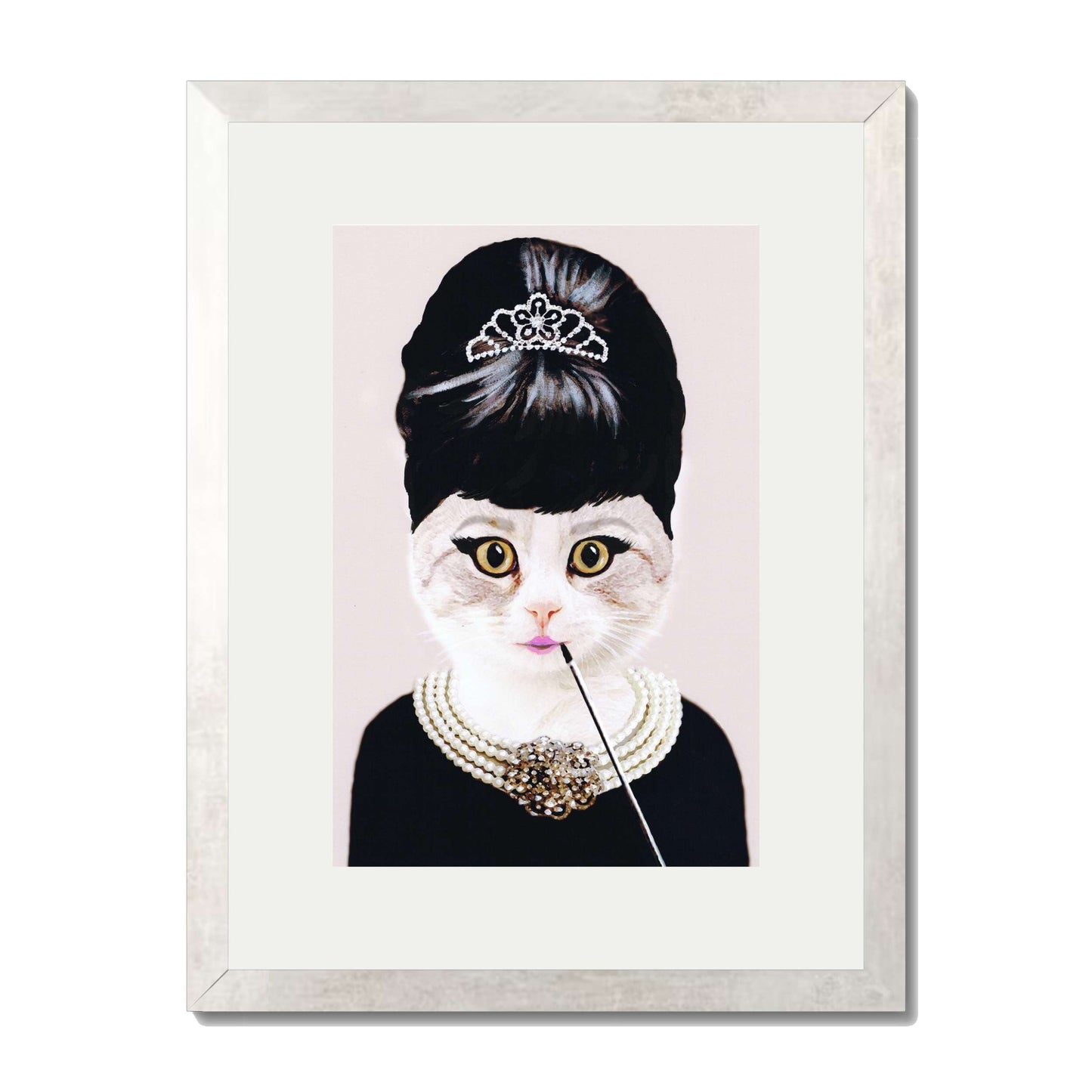 AUDREY HEPBURN CAT | PRINT