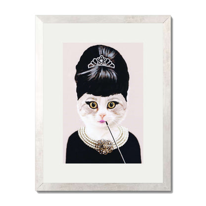 AUDREY HEPBURN CAT | PRINT