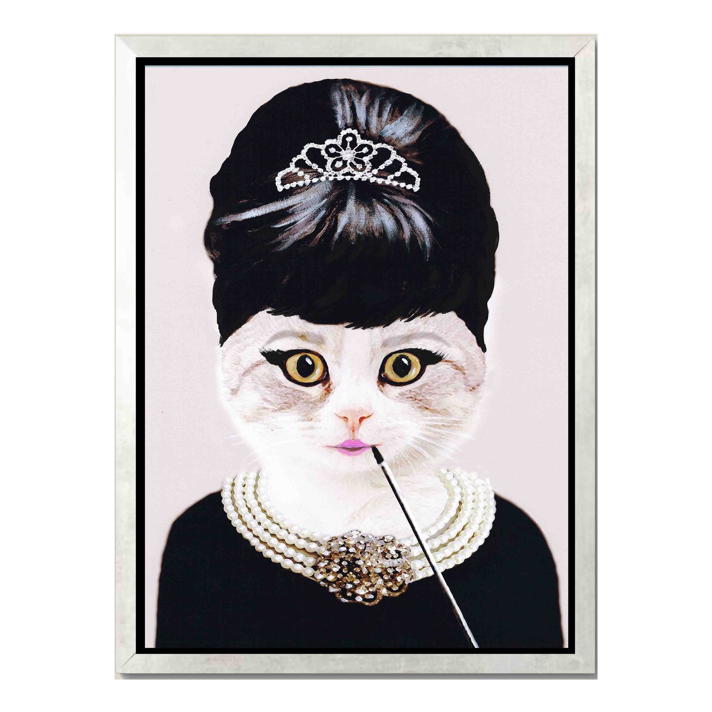 AUDREY HEPBURN CAT | CANVAS