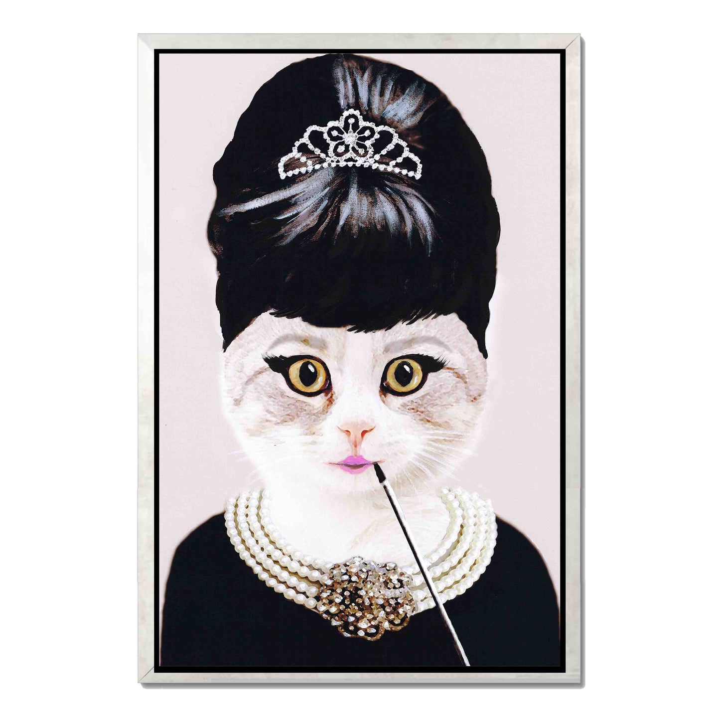 AUDREY HEPBURN CAT | CANVAS