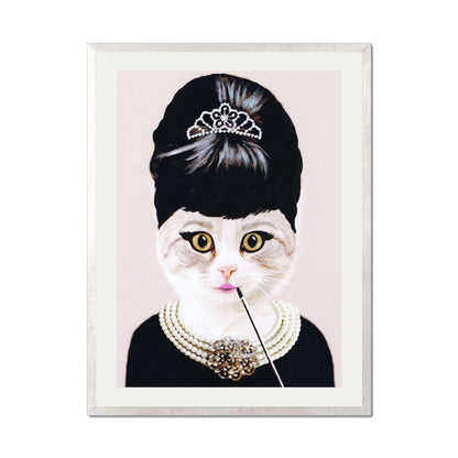 AUDREY HEPBURN CAT | PRINT