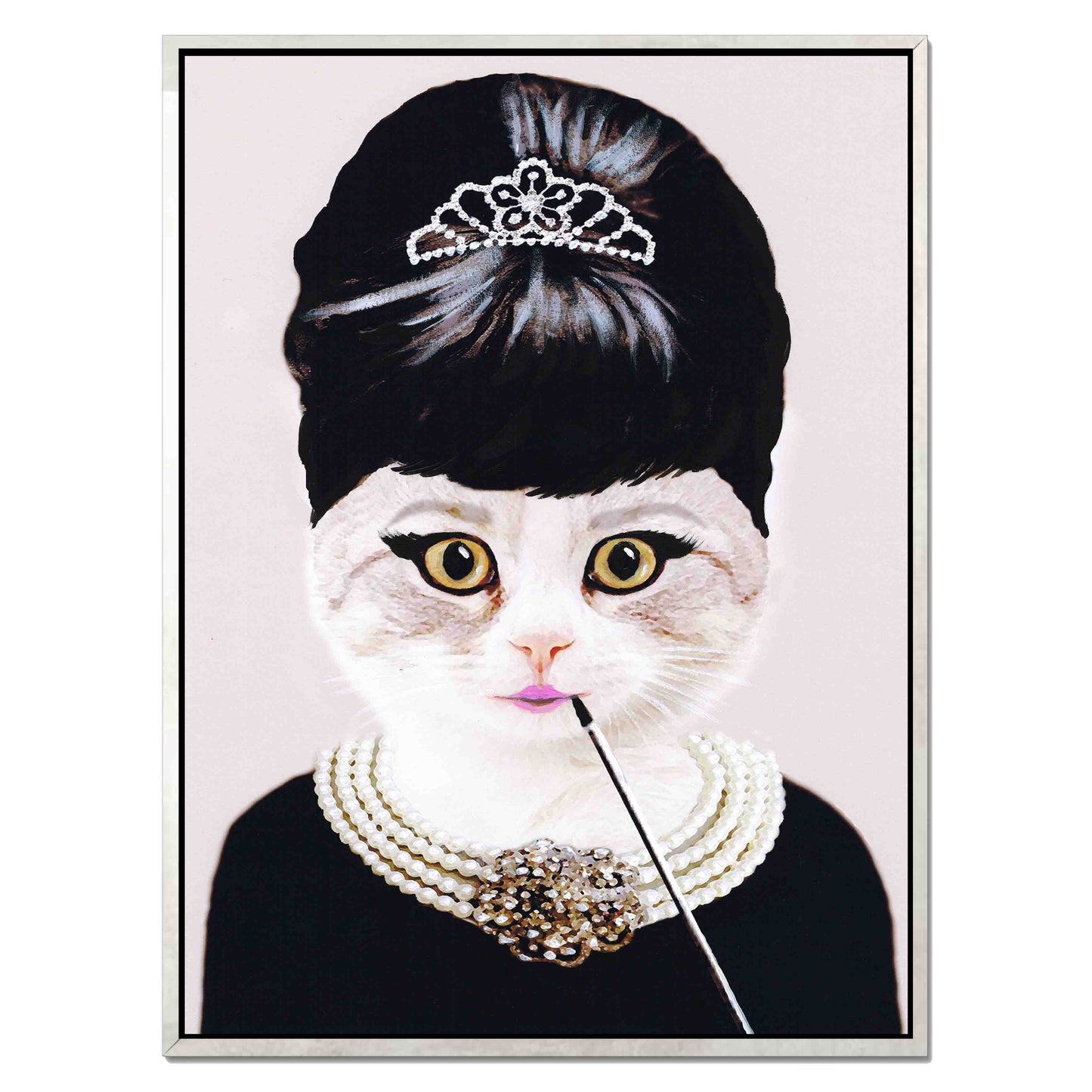 AUDREY HEPBURN CAT | CANVAS