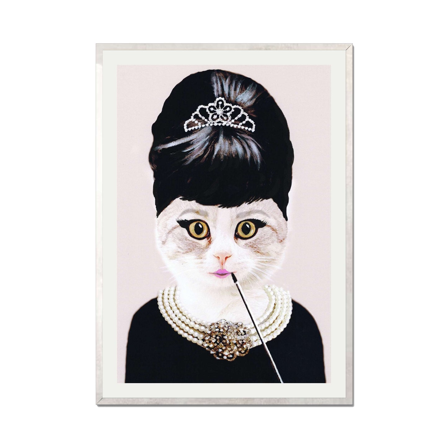 AUDREY HEPBURN CAT | PRINT