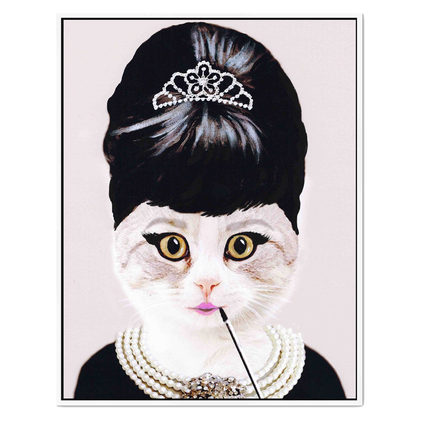 AUDREY HEPBURN CAT | CANVAS