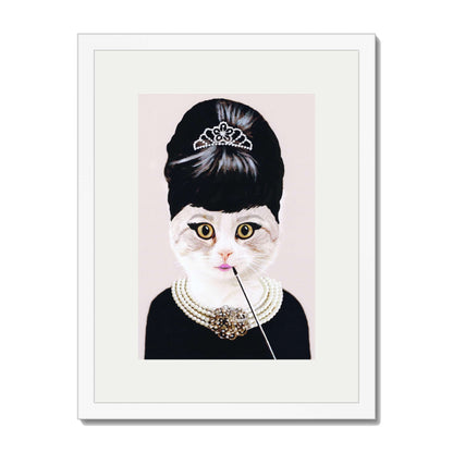 AUDREY HEPBURN CAT | PRINT